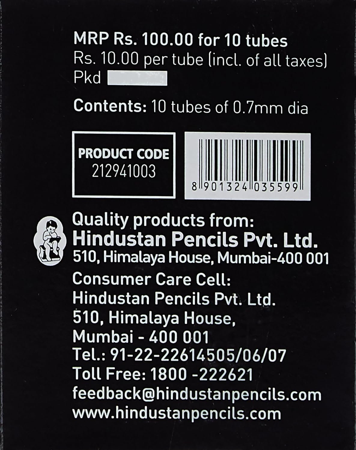 NATARAJ Lead Pointz 0.7mm H Refill for Mechanical Pencils, Smooth Dark Lead, Break Resistant, Perfect for the Classroom, Comfortable Grip for Writing, Everyday Writing Activities (Pack of 10)