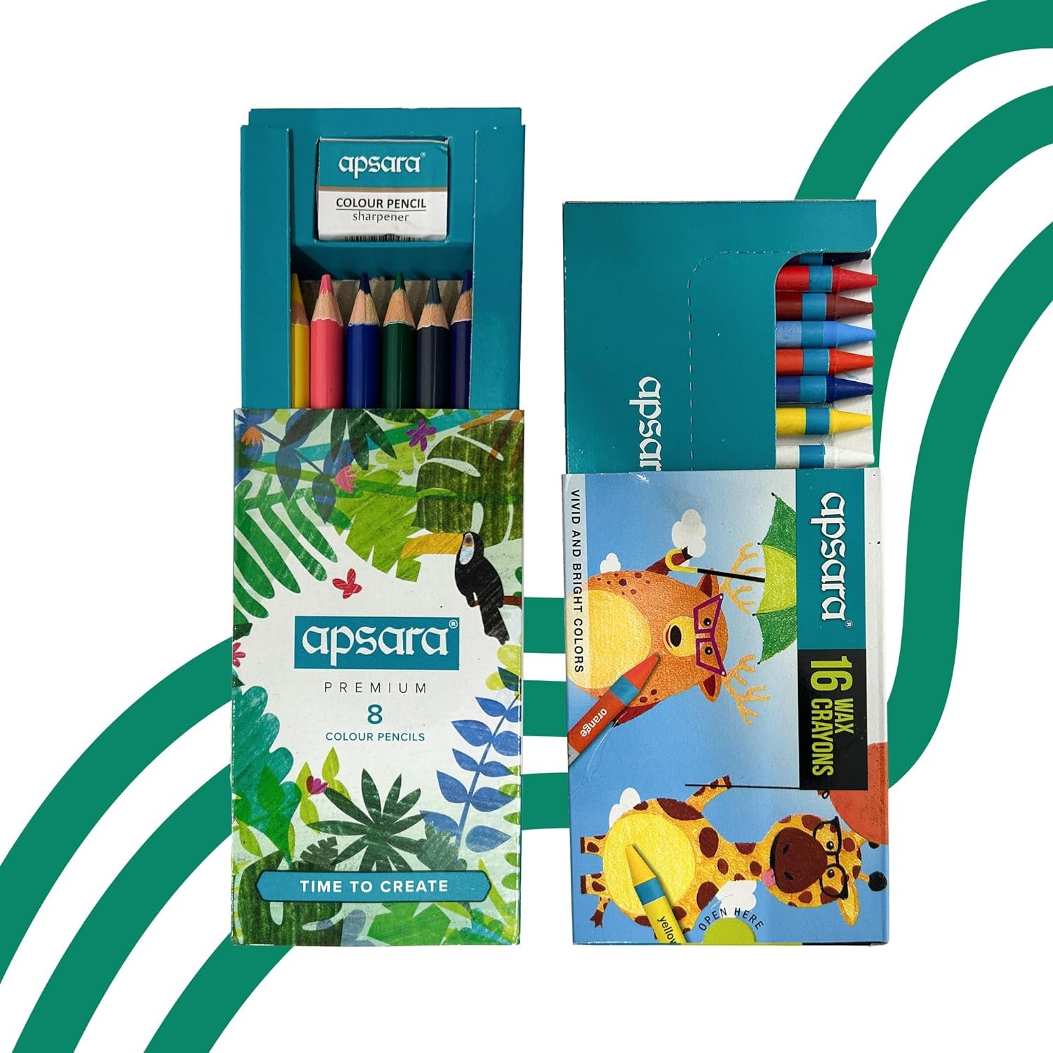 Apsara Ace Kit, Ideal Gift Pack, Fun Space Theme, Purple Pack, Medium Point Pencil Perfect for the Classroom Combo of 10 Items