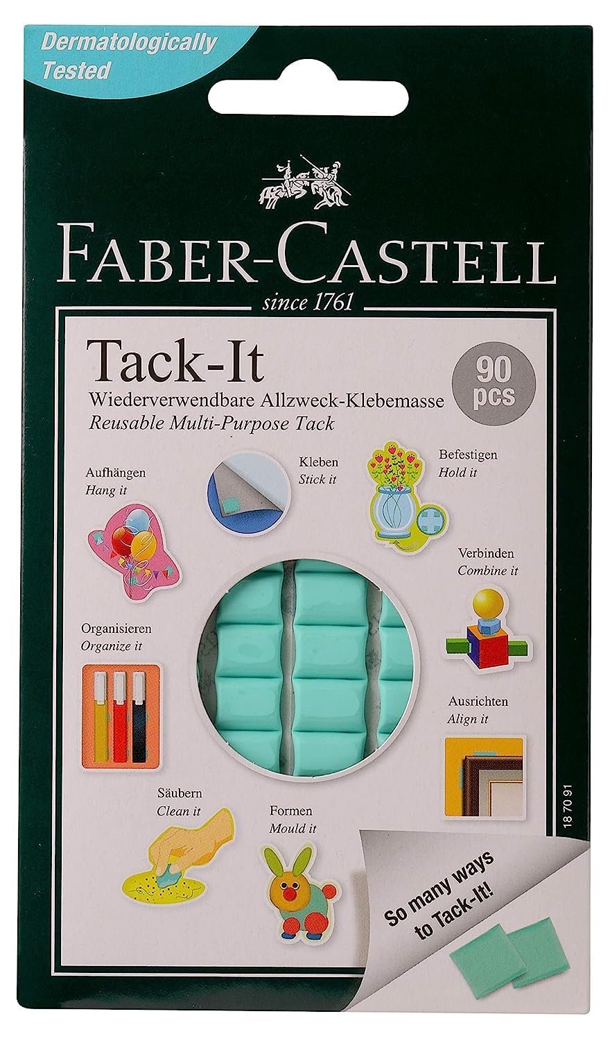 Faber-Castell Tack-It - 90 pieces (Light Green)